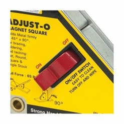 Alternative view of Wholesale ✔️ Strong Hand Tools Adjust-O™ ON / OFF Magnet Square; Std. MSA45 🛒