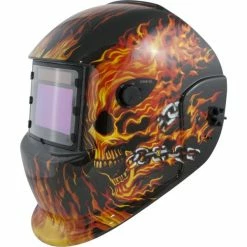 Alternative view of Outlet 🔔 Titan Tools Welding Helmet ADF Flames 41266 🔔