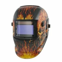 Outlet 🔔 Titan Tools Welding Helmet ADF Flames 41266 🔔