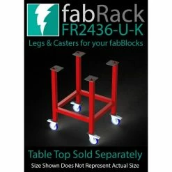 Top 10 ๐งจ CertiFlat FR2436-U-K 24 Inch X 36 Inch FabRack Leg Kit With Casters For FabBlocks โญ