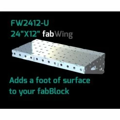 Outlet 💯 CertiFlat FW2412-U FabWing 24 Inch X 12 Inch Extension Table ⭐