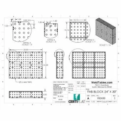 Discount 👍 CertiFlat 24 InchX30 Inch FabBlock Welding Table 👍 -wiltontools shop p 3 p32394 1