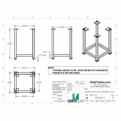 Alternative view of Brand new ❤️ Certiflat 24 InchX24 Inch FabRack For FabBlock 🧨