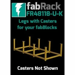 Discount 😉 Certiflat 48 InchX118 Inch FabRack With Casters For FabBlock 👍