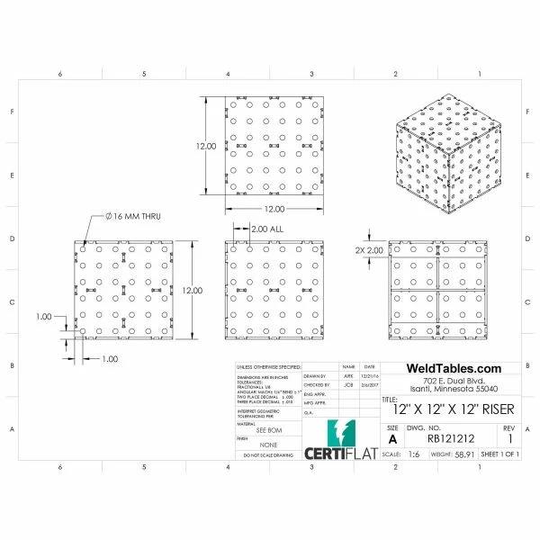 Promo ๐ CertiFlat 12 Inchx12 Inchx12 Inch Riser Block ๐ 4 Promo ๐ CertiFlat 12 Inchx12 Inchx12 Inch Riser Block ๐ - Image 2